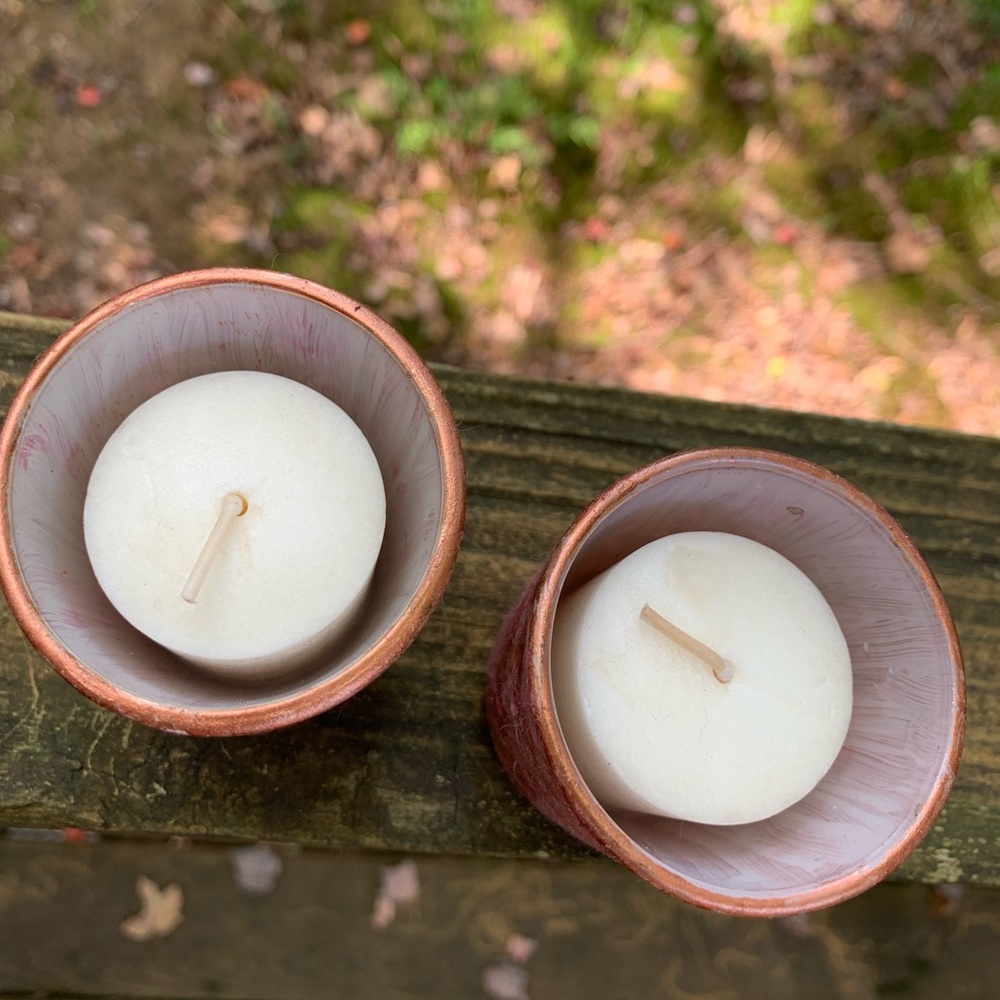 Hand Painted Votive Candle Holder Set - Picture 8 of 8